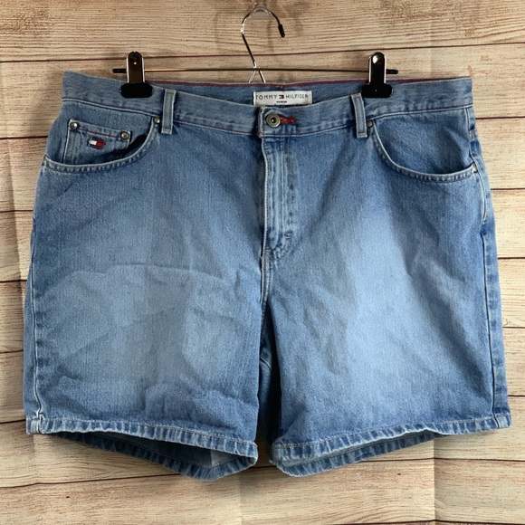 tommy hilfiger denim shorts women